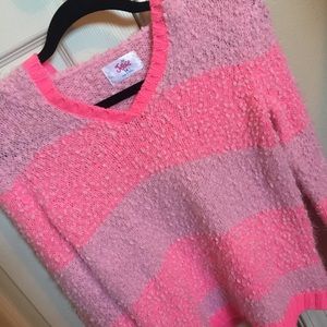 Pink Stripped Sweater